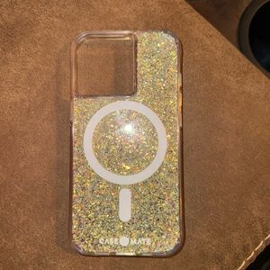 Case-Mate Glitter Phone Case - Silver